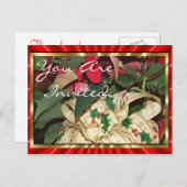 Weihnachtspostkarte anpassen einladungspostkarte (Vorne/Hinten)