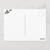 Weihnachtspostkarte aus Australien; Känguru Postkarte (Rückseite)