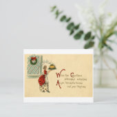 Weihnachtspostkarte (CA 1915) Feiertagspostkarte (Stehend Vorderseite)