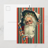 Weihnachtspostkarte des Vaters Viktorianisch Postkarte (Vorne/Hinten)
