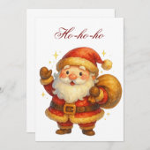 Weihnachtspostkarte Einladung (Vorne/Hinten)