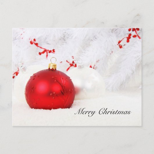 Weihnachtspostkarte Feiertagspostkarte (Vorderseite)