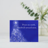 Weihnachtspostkarte Feiertagspostkarte (Stehend Vorderseite)