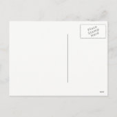 Weihnachtspostkarte Feiertagspostkarte (Rückseite)