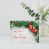 Weihnachtspostkarte Feiertagspostkarte (Stehend Vorderseite)