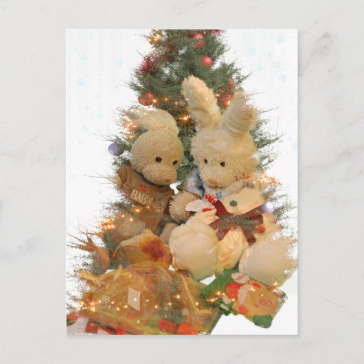 Weihnachtspostkarte Feiertagspostkarte (Vorderseite)