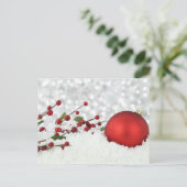 Weihnachtspostkarte Feiertagspostkarte (Stehend Vorderseite)