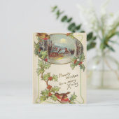 Weihnachtspostkarte Feiertagspostkarte (Stehend Vorderseite)