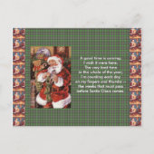 Weihnachtspostkarte Feiertagspostkarte (Vorderseite)