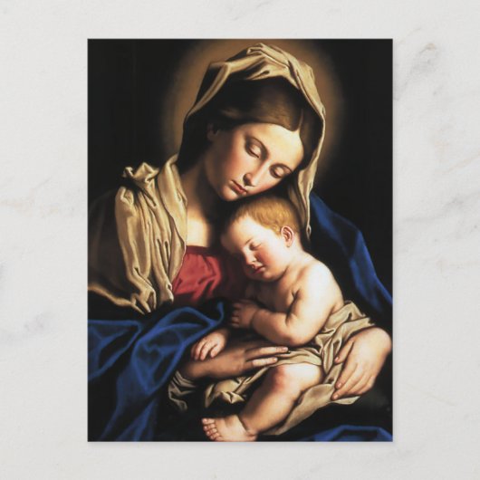 Weihnachtspostkarte Feiertagspostkarte (Vorderseite)