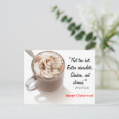 Weihnachtspostkarte Feiertagspostkarte (Stehend Vorderseite)