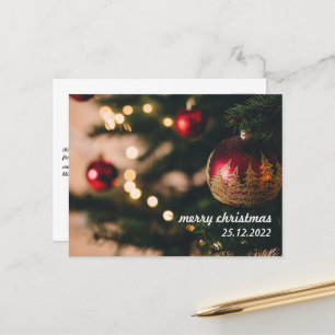 Weihnachtspostkarte Feiertagspostkarte