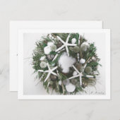 Weihnachtspostkarte Feiertagspostkarte (Vorne/Hinten)