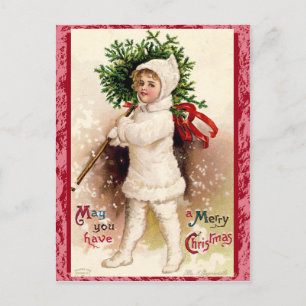 Weihnachtspostkarte Feiertagspostkarte