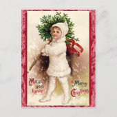 Weihnachtspostkarte Feiertagspostkarte (Vorderseite)