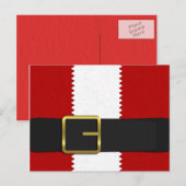 Weihnachtspostkarte Feiertagspostkarte (Vorne/Hinten)