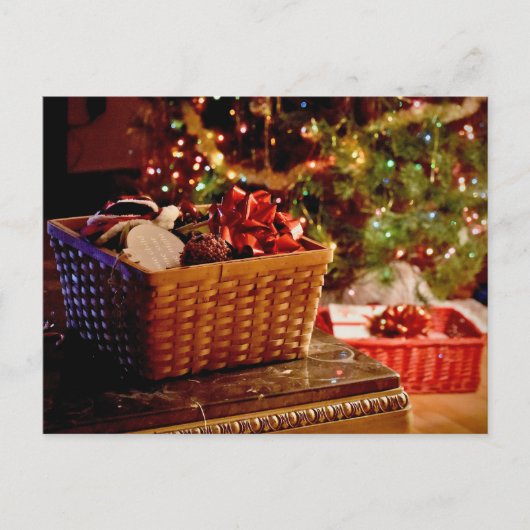 Weihnachtspostkarte Feiertagspostkarte (Vorderseite)