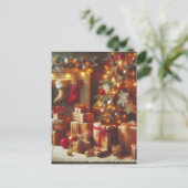 Weihnachtspostkarte Feiertagspostkarte (Stehend Vorderseite)