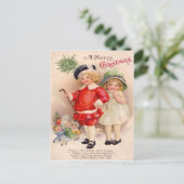 Weihnachtspostkarte Feiertagspostkarte (Stehend Vorderseite)