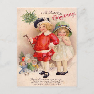 Weihnachtspostkarte Feiertagspostkarte