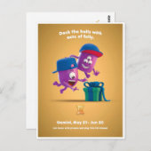 Weihnachtspostkarte für Gemini Postkarte (Vorne/Hinten)