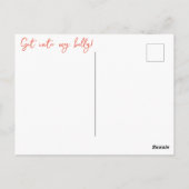 Weihnachtspostkarte für Weintrinker Postkarte (Rückseite)