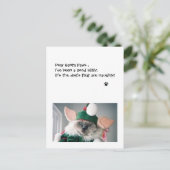 Weihnachtspostkarte - Liebe Weihnachtsmäuler Postkarte (Stehend Vorderseite)