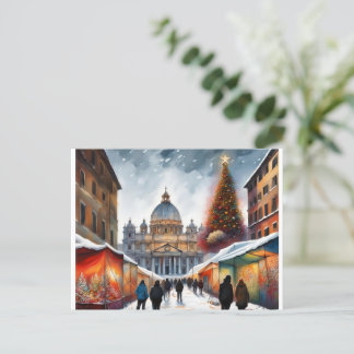 Weihnachtspostkarte - London Postkarte
