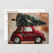 Weihnachtspostkarte Postkarte (Vorne/Hinten)