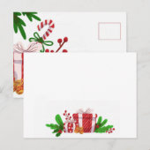 Weihnachtspostkarte Postkarte (Vorne/Hinten)