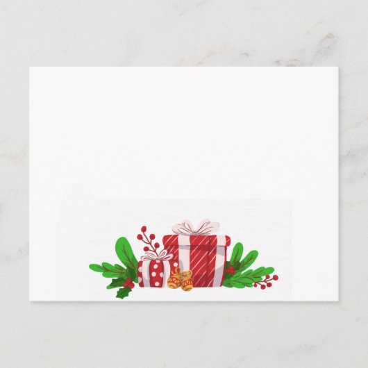 Weihnachtspostkarte Postkarte (Vorderseite)