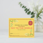 Weihnachtspostkarte Postkarte (Stehend Vorderseite)