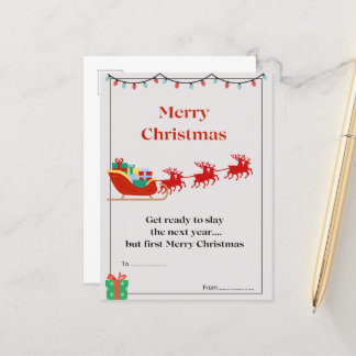Weihnachtspostkarte Postkarte