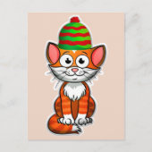 Weihnachtspostkarte Postkarte (Vorderseite)