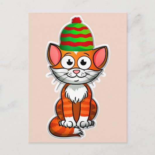 Weihnachtspostkarte Postkarte (Vorderseite)