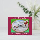 Weihnachtspostkarte Postkarte (Stehend Vorderseite)