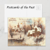 Weihnachtspostkarte Postkarte (Vorne/Hinten)