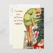 Weihnachtspostkarte Postkarte (Vorne/Hinten)