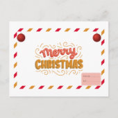 Weihnachtspostkarte Postkarte (Vorderseite)