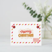 Weihnachtspostkarte Postkarte (Stehend Vorderseite)