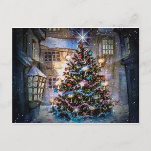 Weihnachtspostkarte Postkarte (Vorderseite)