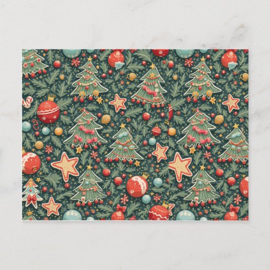 Weihnachtspostkarte Postkarte (Vorderseite)