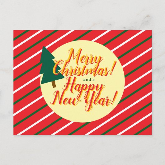 Weihnachtspostkarte Postkarte (Vorderseite)
