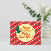 Weihnachtspostkarte Postkarte (Stehend Vorderseite)