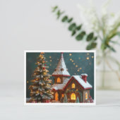 Weihnachtspostkarte Postkarte (Stehend Vorderseite)