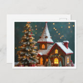 Weihnachtspostkarte Postkarte (Vorne/Hinten)