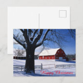 Weihnachtspostkarte Postkarte (Vorne/Hinten)