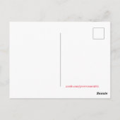 Weihnachtspostkarte Postkarte (Rückseite)