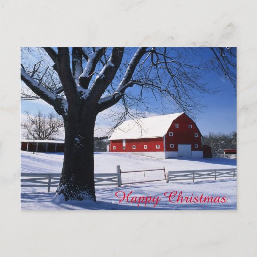 Weihnachtspostkarte Postkarte (Vorderseite)