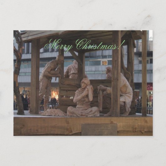 Weihnachtspostkarte Postkarte (Vorderseite)